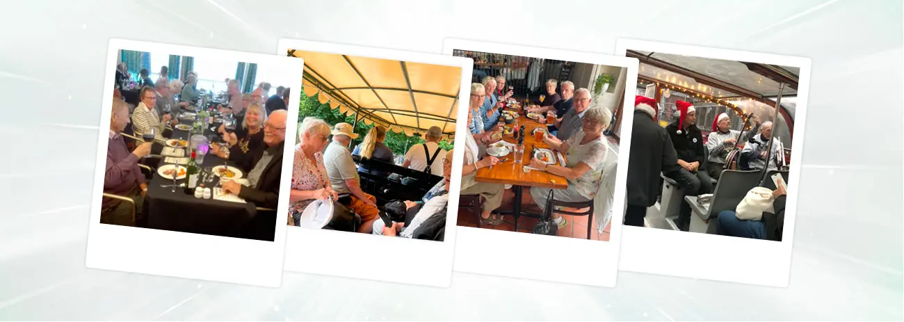 Collage fra foreningens ture
